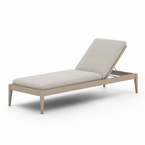 Sherwood Outdoor Chaise Brown/Stone Grey