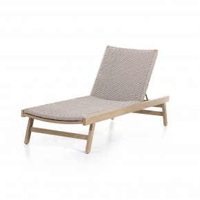 Delano Outdoor Chaise Washed Brown