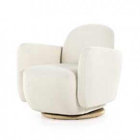 Enya Swivel Chair Gibson White