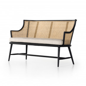 Walter Accent Bench Drifted Matte Black