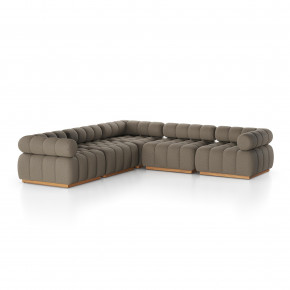 Roma Outdoor 5pc Sectional Alessi Fawn