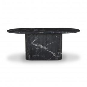 Oranda Dining Table Black Marble