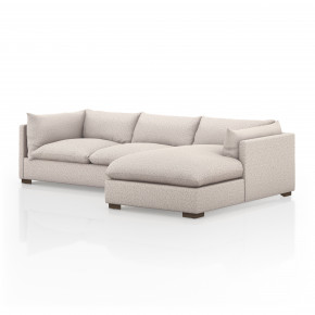 Westwood 2 Pieces Right Arm Facing Sectional 112'' Pebble