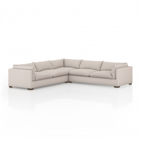 Westwood 3 Pieces Sectional 122" Pebble