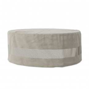 Weatherproof Outdoor Round Coffee Table Cover Baron Grey Small