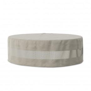 Weatherproof Outdoor Round Coffee Table Cover Baron Grey Medium