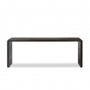 Leo Console Table Smoked Black