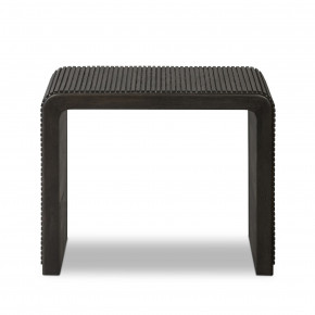 Leo End Table Smoked Black Smoke Black