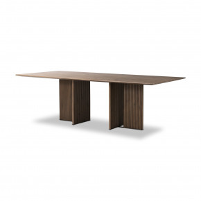 Leo Dining Table Rustic Grey Veneer