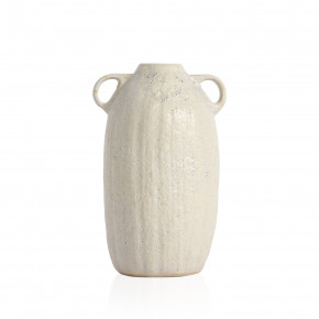 Cascada Vase Eggshell White Ceramic