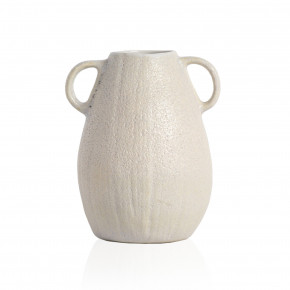Cascada Large Vase Eggshell White Ceramic