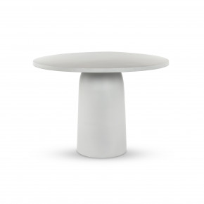 Basil Outdoor Dining Table 42" White