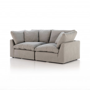 Stevie 2 Pc Sectional Sofa Dstn Flannel