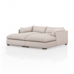 Westwood Double Chaise Sectional 87” Pebble