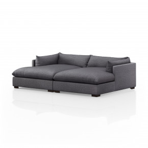Westwood Double Chaise Sectional 102'' Charcl