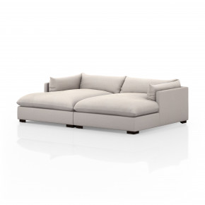 Westwood Double Chaise Sectional 102'' Moon
