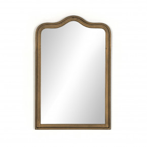 Effie Arch Mirror Raw Antique Brass Iron