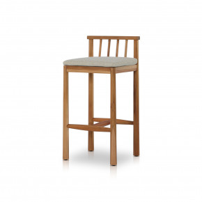 Irvine Outdoor Bar Stool Natural Teak