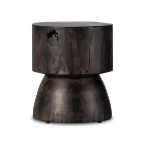 Tino End Table Rubbed Black