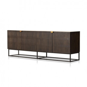 Kelby Closed Media Console Brown
