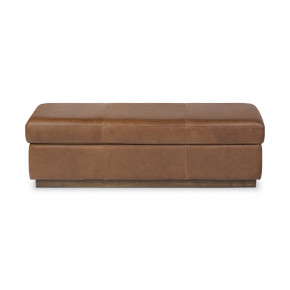 Alec Storage Ottoman Dulane Mahogany