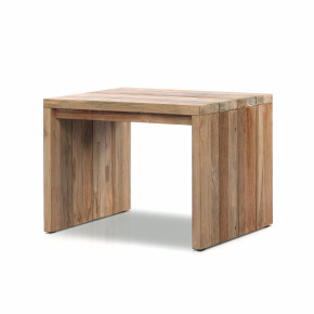 Gilroy Outdoor End Table Reclaimed Natural