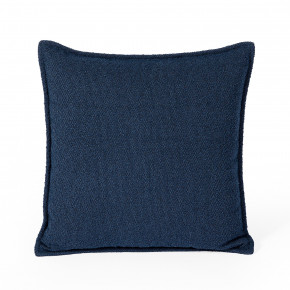 Solid Boucle Pillow Cover Indigo 20" x 20"