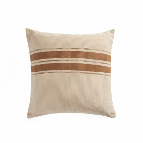 Handwoven Merido Pillow Cover Beige 22" x 22"