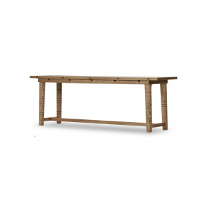 Flip Top Console Table Toasted Ash