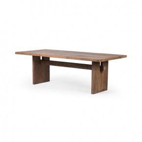 Brandy Dining Table Rustic Weathered Elm