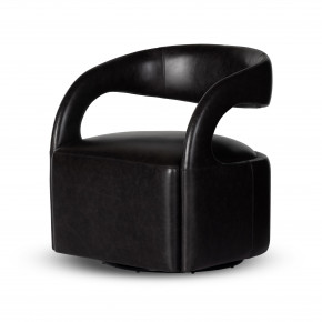 Hawkins Swivel Chair Sonoma Black