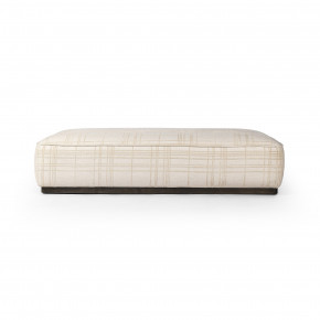 Sinclair Cocktail Ottoman Sheffield Ivory