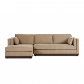 Lawrence 2-Piece Sectional W/ Chaise Quenton Pebble