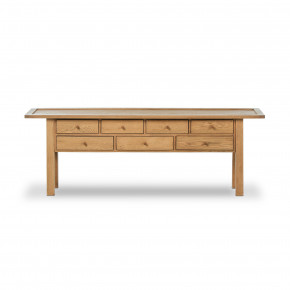 Millbrook Console Table Natural Light Oak Veneer