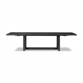 Otto Extension Dining Table Black Pine