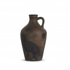 Kamari Vase Aged Black Ceramic