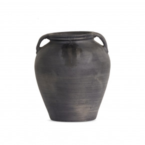 Laith Vase Aged Black Ceramic