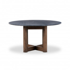 Rohan Dining Table Black Marble