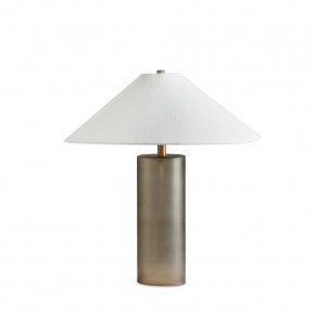 Patton Table Lamp Smoked Blown Glass