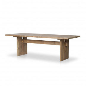 Brandy Outdoor Dining Table 92 Reclaimed Natural Fusc