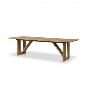 Enders Outdoor Dining Table Natural Teak FSC