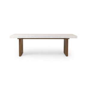 Olympia Dining Table White Carrara Marble