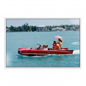 Sea Drive by Slim Aarons White Maple Floater