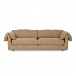 Marcel Sofa 102" Laken Taupe