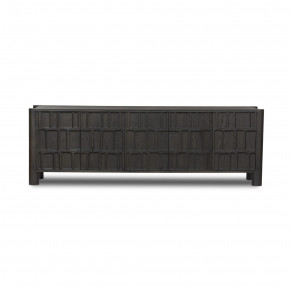 Ezri Media Console Black Oak