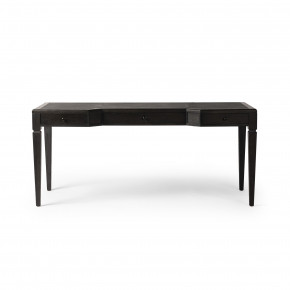 Claude Desk Distressed Black Oak Veneer