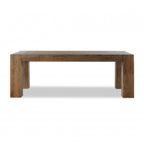 Abaso Dining Table Rustic Wormwood Oak 86"