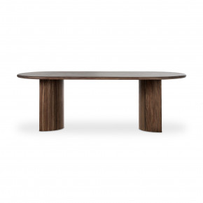 Paden Outdoor Dining Table 94" Stained Toasted Brown FSC