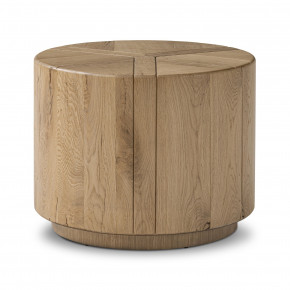 Renan End Table Natural Reclaimed French