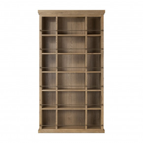 Alistair Bookcase Worn Oak Thin Veneer Worn Oak Veneer